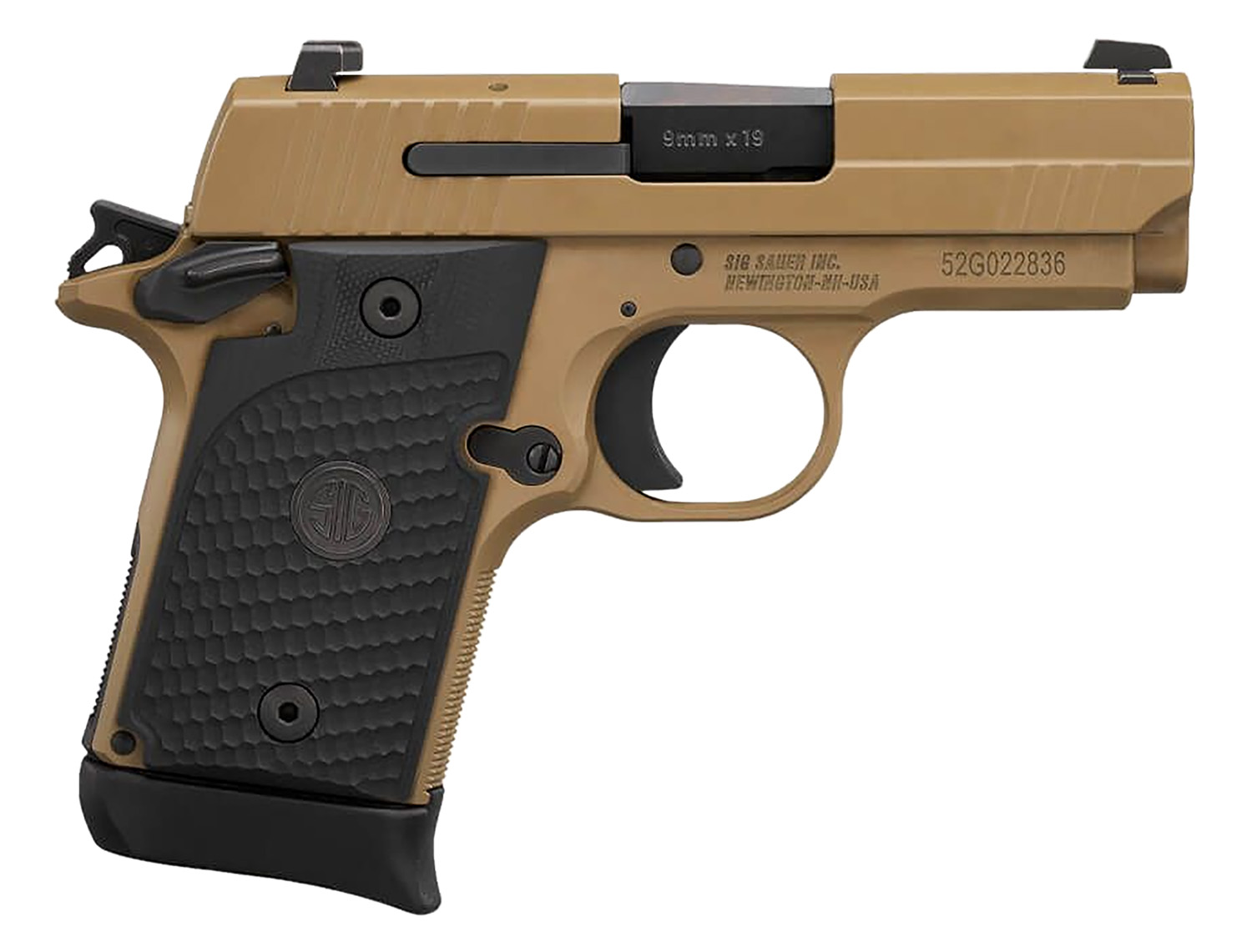 Sig Sauer 9389ESCPNAMB P938 Micro-Compact Emperor Scorpion Single 9mm Luger 3.5