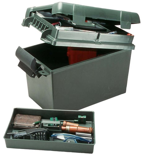 MTM Case-Gard SPUD1-11 Sportsmens Plus Utility Dry Box Forest Green Polypropylene