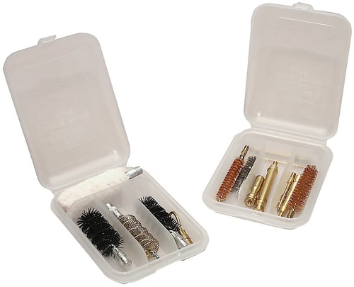 MTM JAG & BRUSH CASE 4-COMPARTMENTS CLEAR