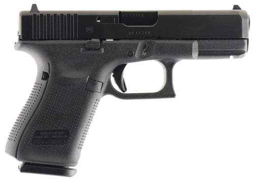 Glock PA1950203 G19 Gen5 Compact 9mm Luger 4.02