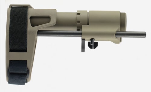 SB Tactical PDW-02-SB AR Brace PDW AR-15 Elasto-Polymer FDE 6.75