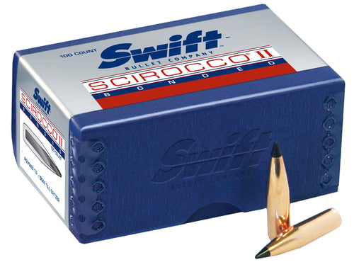 Swift 821506 Scirocco II 30 Caliber .308 150 GR Spitzer Boat Tail Polymer Tip 100 Box