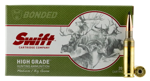 Swift 10106 Medium/Big Game Scirocco II 6.5 Creedmoor 130 GR Spitzer Boat Tail 20 Bx/ 10 Cs