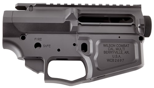 Wilson Combat TRLOWUPPBIL AR Style Lower/Upper AR-15 AR Platform Multi-Caliber 7075 T6 Aluminum Black Armor-Tuff