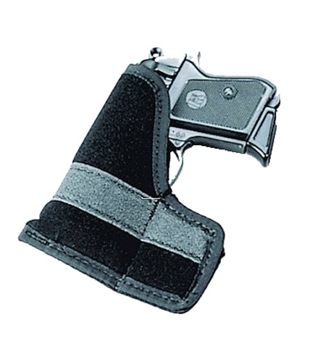 Uncle Mikes 87441 Inside The Pocket Holster OWB Size 01 Black Suede Like Pocket Fits 22-25 Cal Small Autos Ambidextrous