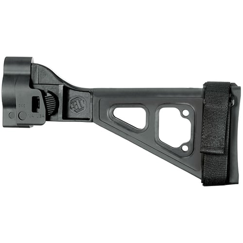 SB Tactical SBT5A01SB SBT5A  Side Folding Black Synthetic with 10.50