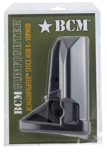 BCM GFSMOD0SPMDB BCMGunfighter Mod 0 Black Synthetic with SOPMOD Cheekweld for AR-Platform