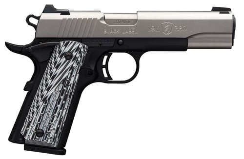 Browning 051928492 1911-380 Black Label Pro Compact Single 380 Automatic Colt Pistol (ACP) 3.625