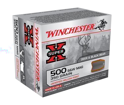 WINCHESTER SUPER-X 500SW 350GR JHP  | .500 SW MAG | 020892215351