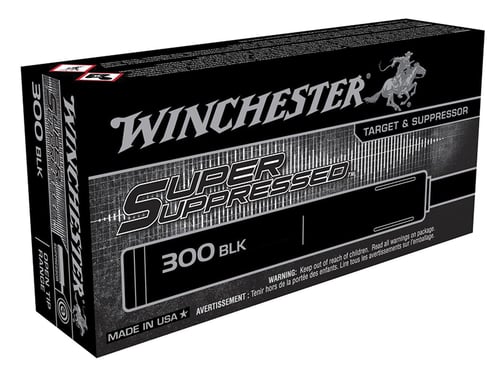 WINCHESTER SUPPRESSED 300 AAC 200GR FMJ 20RD 10BX/CS