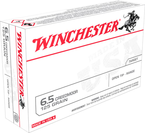 Winchester USA65CM Best Value USA Rifle Ammo 6.5.Creedmoor, FMJOT