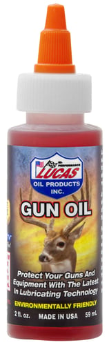 Lucas Oil 10006 Lucas Gun Oil  Cleans, Lubricates, Prevents Rust & Corrosion 2 oz Squeeze Bottle