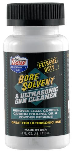 Lucas Oil 10907 Extreme Duty Bore Solvent Against Rust and Corrosion 4 oz Jar