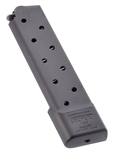 CMC Products MRPM45FS10B Railed Power Mag  Black Detachable 10rd 45 ACP for 1911 Government