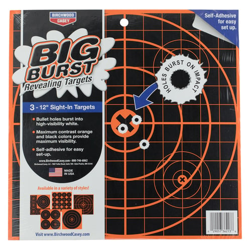 Birchwood Casey 36213 Big Burst Self-Adhesive Paper 12