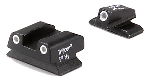 Trijicon 600033 Bright & Tough Night Sight Set 3-Dot Tritium Green with White Outline Front & Rear Black Frame for Beretta Px4 Storm