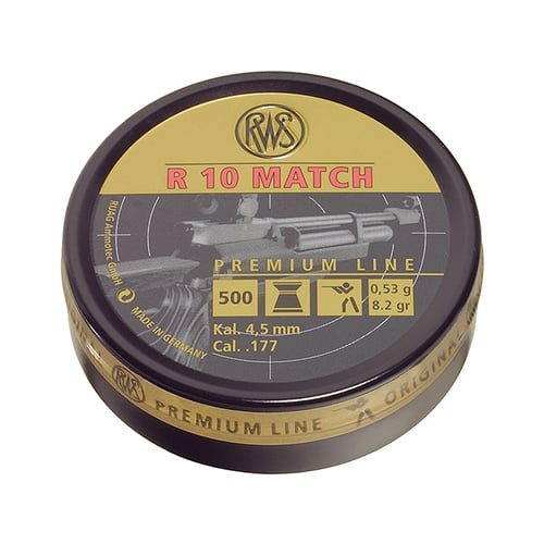 RWS/Umarex 2315014 R10 Match  177 Lead 500 Per Tin