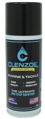 Clenzoil 2182 Marine & Tackle Aerosol Cleaner/Lubricant/Protector 12 oz