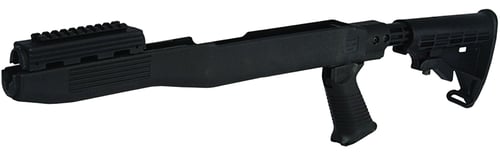 TAPCO STOCK T6 ADJUSTABLE SKS RIFLE POLYMER BLK W/O CHANNEL