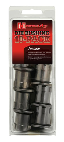Hornady 044096 Lock-N-Load Die Bushing Metal Works With Hornady Lock N Load AP Press 10 Pack