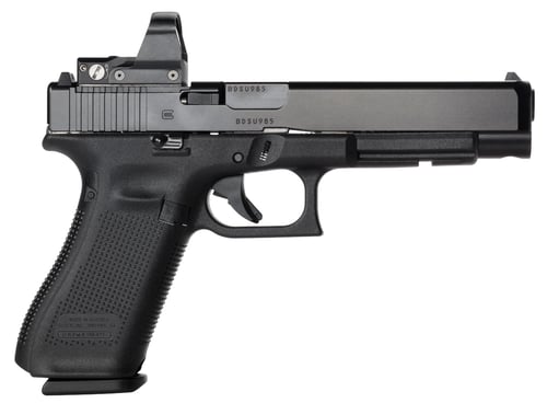 Glock PA3430103MOS G34 Gen5 MOS Double 9mm Luger 17+1 AS Black Interchangeable Backstrap Grip Black nDLC