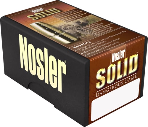 Nosler 40608 Trophy Grade Safari  375 H&H Mag 300 gr Nosler Solid 20 Per Box/ 10 Case