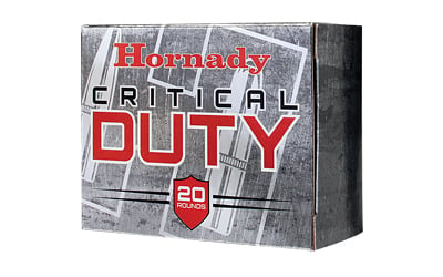 HORNADY CRITICAL DUTY 9MM +P 124GR FLEXLOCK 25RD 10BX/CS