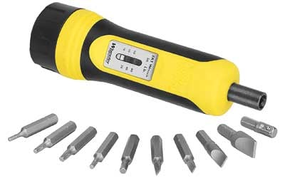 Wheeler 553556 Fat Wrench Set Black/Yellow Rifle 10 Pieces