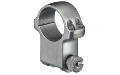 Ruger 90284 6K Scope Ring  Silver 1