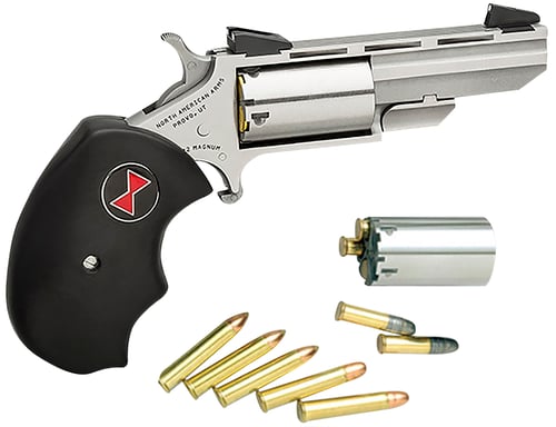 North American Arms NAA-BWC True Black Widow Revolver 22 Mag/ 22 LR
