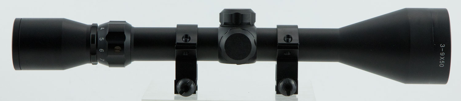 TRUGLO SCOPE BUCKLINE 3-9X50MM BDC BLACK W/WEAVER RINGS