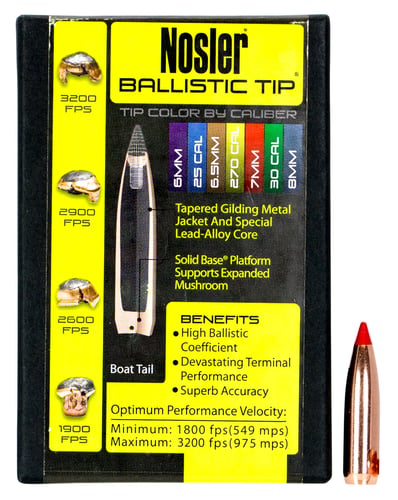 Nosler Ballistic Tip Hunting Bullets