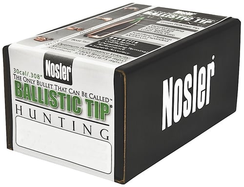 Nosler 30180 Ballistic Tip  30 Caliber .308 180 GR Spitzer/ 50 Per Box