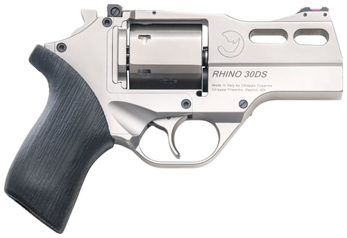 Rhino Revolver 30DS .357 Mag Chrome with 3 moon clips 6 rounds
