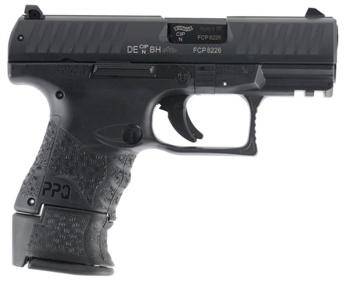 Walther PPQ M2 Subcompact Pistol  <br>  9mm Luger 10+1 & 15+1 Black Polymer 3.5 in.