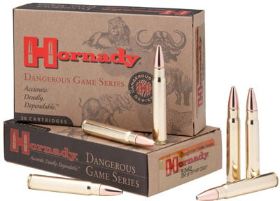 Hornady 82312 Dangerous Game  
375 Holland & Holland Magnum 270 GR InterLock SP-RP 20 Bx/ 6 Cs
