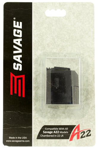 Savage 90023 A22 22 LR A22,B22 10rd Black Rotary