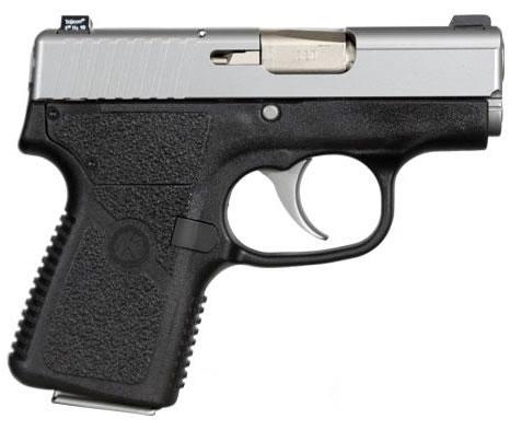 Kahr P380 Pistol with Night Sights  <br>  .380 ACP 2.58 in Two Tone Black and Stainless 7rd.