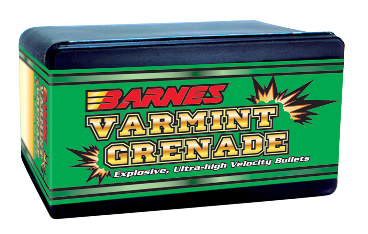 Barnes Bullets 30198 Varmint Grenade Ultra High Velocity 223 Rem .224 50 gr Flat Base Hollow Point 100 Per Box