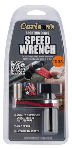 SPEED WRENCH 12GASporting Clays Speed Wrench 12 Ga - Remove and insert chokes in just seconds - Works great in the field, on your bench, or in any situation when you need to get your choke tubes out quickly - Lifetime Warranty - Remove and insert chokes inyour choke tubes out quickly - Lifetime Warranty - Remove and insert chokes in just secondsjust seconds