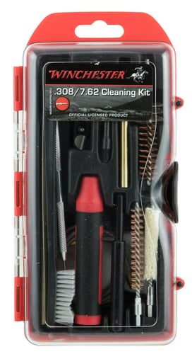 DAC 308AR Winchester Cleaning Kit Multi-Caliber Rifle/17 Pieces Black/Red