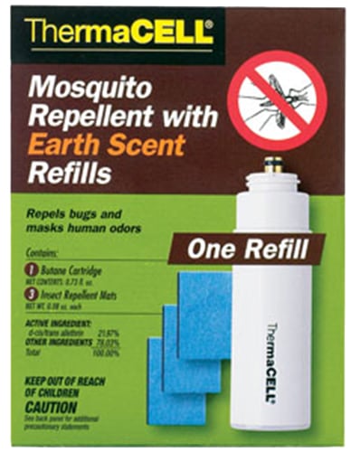 Thermacell E1 Therrmascent Refill Mat and Butane Mosquito, Black Fly, No-See-Ums