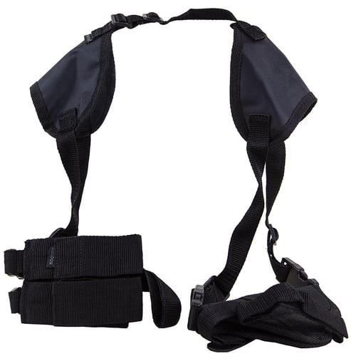 Bulldog WSHD3 Deluxe Shoulder Harness Black Nylon Harness Fits S&W M&P Compact/Taurus Millennium/2.50-3.75