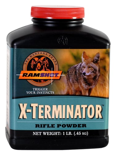 Ramshot X-TERMINATOR Smokeless Rifle Powder 1Lb State Laws Apply