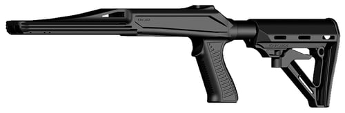 Blackhawk K97501C Knoxx Axiom Ultra-Light Rifle Stock Black Synthetic for Weatherby,Howa 1500 Long Action