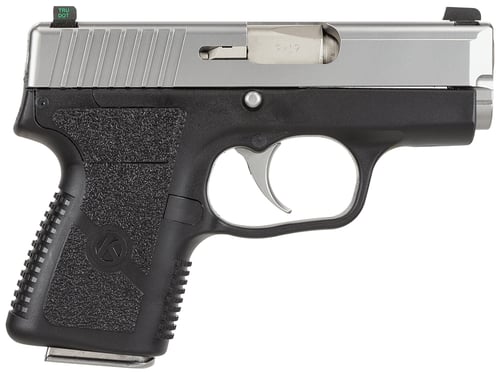 Kahr PM9 Pistol with Night Sights  <br>  9mm 3.1 in Two Tone Black and Stainless 7 rd.