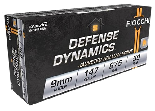 Fiocchi Defense Dynamics Centerfire Handgun Ammo
