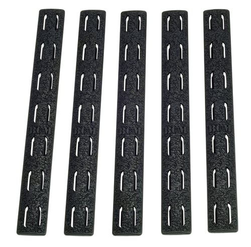 KEYMOD RAIL PANEL KIT 5.5IN 5PK BLKKeyMod Rail Panel Kit Black - Made to fit ALL KeyMod mounting surfaces with seven (7) consecutive KeyMod Slots - Ultra-slim and radiused surface to allows a round handguard feeling, from an Octagonal profile - Aggressive Non-Slipnd handguard feeling, from an Octagonal profile - Aggressive Non-Slip