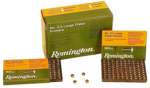Remington Ammunition 22600 Centerfire Primers Reloading Small Pistol Multi Caliber Handgun