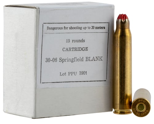 PPU PPB3006 Blank Ammo  30-06 Springfield 15 Per Box/ 54 Case